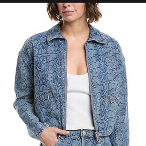 Hudson cropped denim jacket